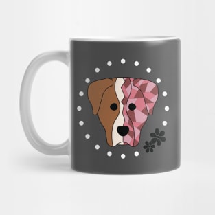 Geometric Boxer Mug